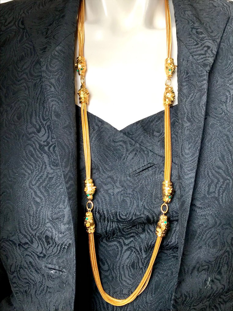 Camrose y Kross chapados en oro de 24 kt - Collar #3.2