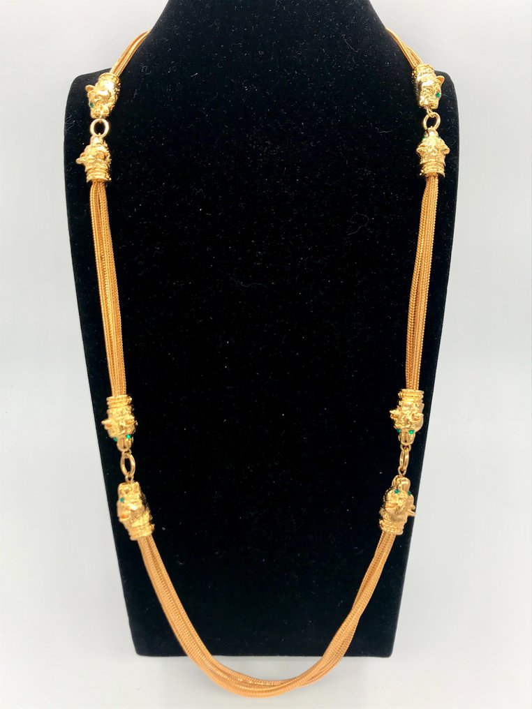 Camrose y Kross chapados en oro de 24 kt - Collar #4.3