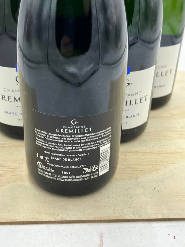 Gremillet, Brut - Champagne Blanc de Blancs - 6 Bottles (0.75L) #2.1