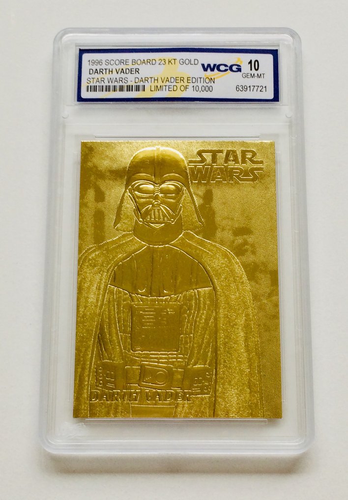 Star Wars - Lot of 9 - Original Gold Cards (23K) - Graded "10" Perfect/Mint #2.1