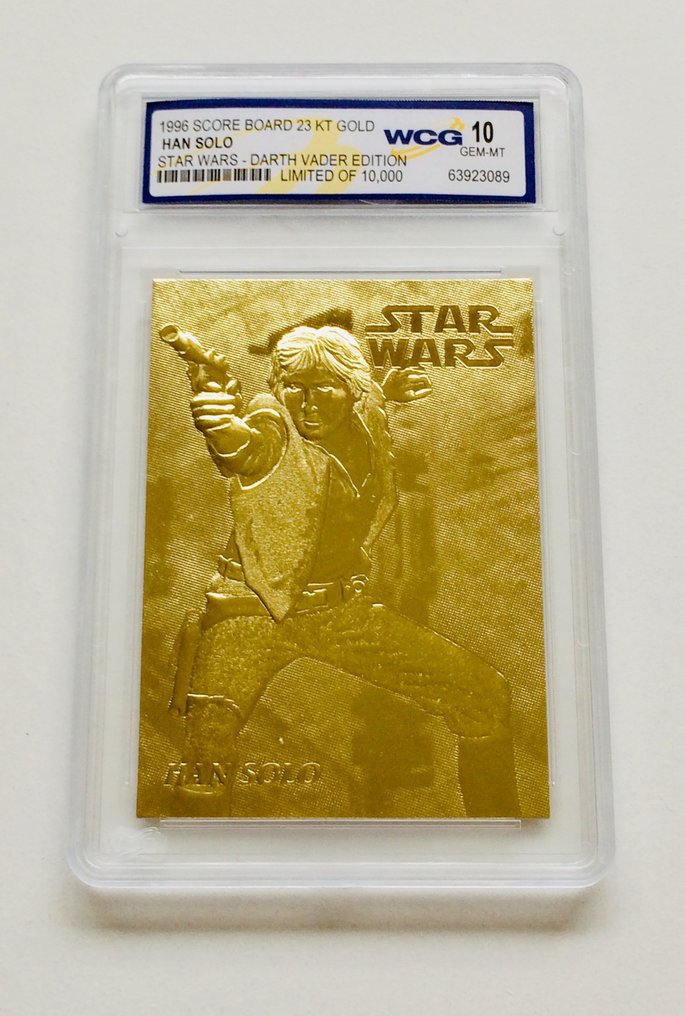Star Wars - Lot of 9 - Original Gold Cards (23K) - Graded "10" Perfect/Mint #3.2