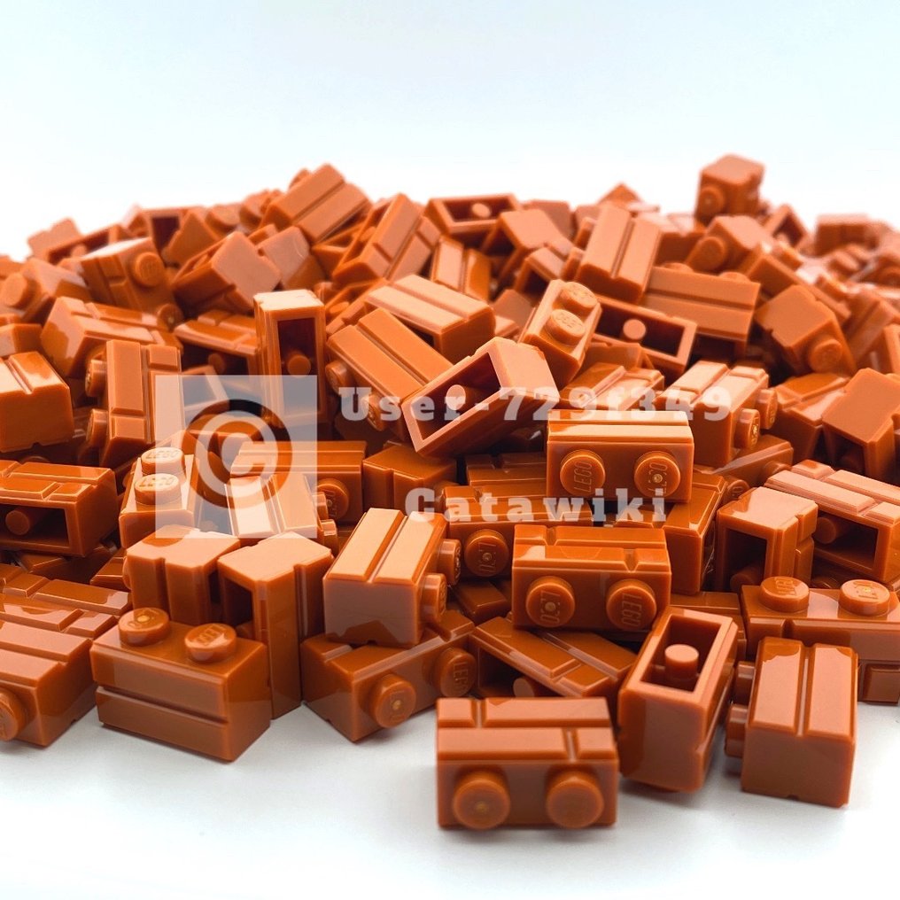 LEGO - 1000 * Masonry Bricks - Dark Orange #1.0