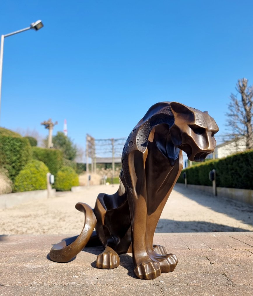 Scultura, Jaguar - 37 cm - Bronzo #3.2