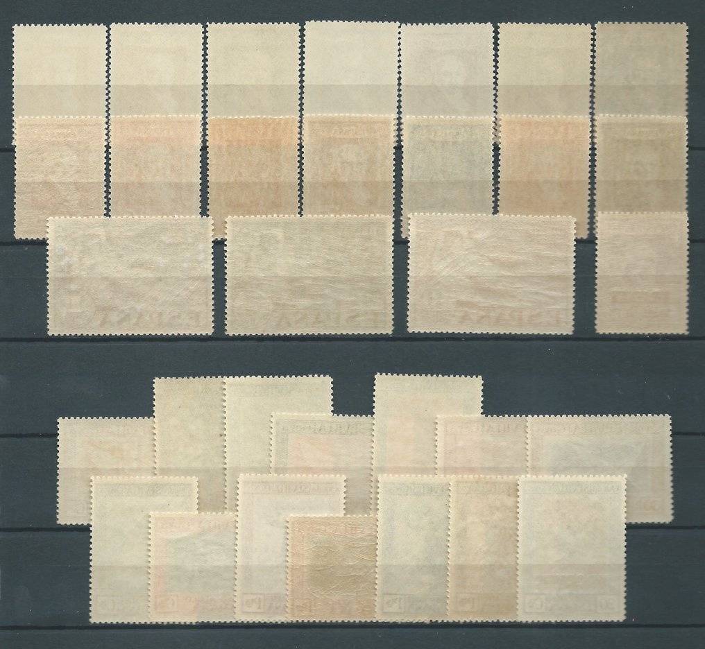 Ισπανία 1930 - Goya ταχυδρομείο και αεροπορικές - edifil 499/516 + 517/530 #1.0