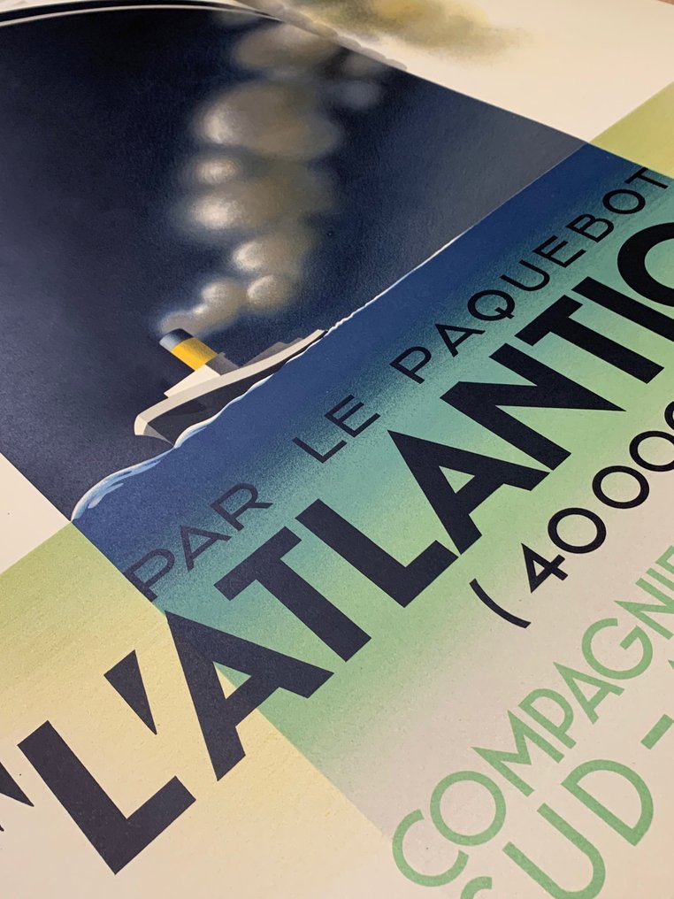 A.M. Cassandre (after) - Paquebot L'Atlantique (1931) #3.2