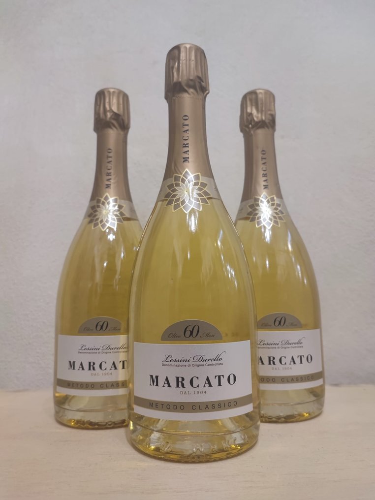Marcato Lessini Durello 60 mesi, x3 90 mesi x3 & 120 mesi x3 - Βένετο - 9 Bottles (0.75L) #3.2