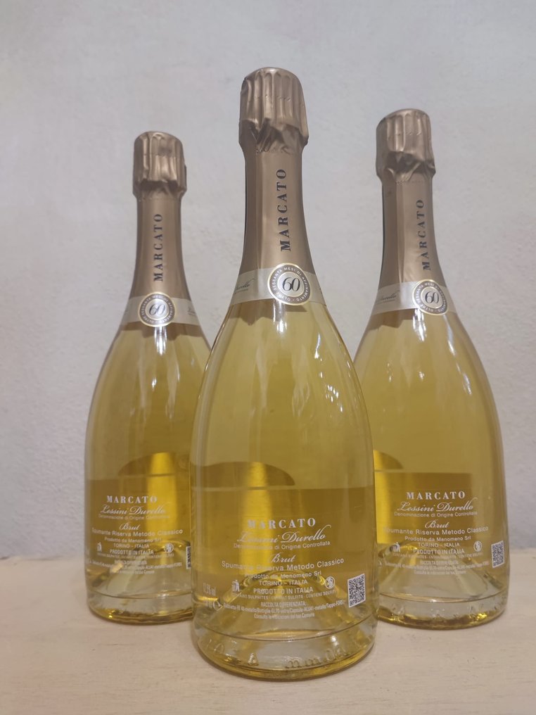 Marcato Lessini Durello 60 mesi, x3 90 mesi x3 & 120 mesi x3 - Βένετο - 9 Bottles (0.75L) #4.3