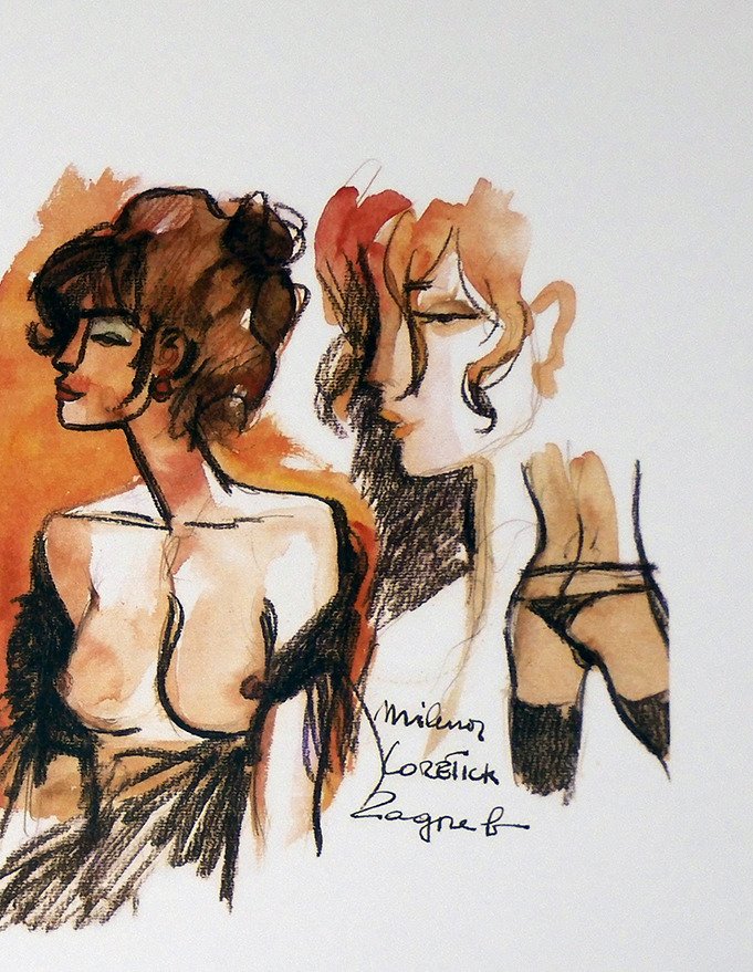 Pratt, Hugo - 1 Offset Print - Farewell Ladies - Silvana - 1984 #1.0