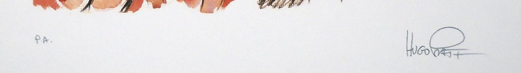 Pratt, Hugo - 1 Offset Print - Farewell Ladies - Silvana - 1984 #3.2