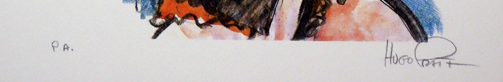 Pratt, Hugo - 1 Offset Print - Farewell Ladies - Marisa - 1984 #2.1