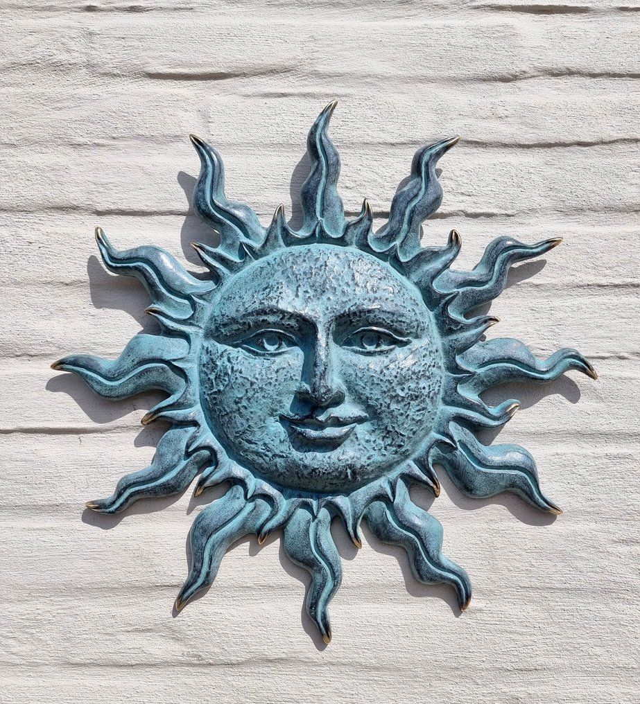 Figurin - Zon - Wandsculptuur - Brons #1.0