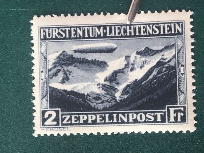 Liechtenstein 1931 - Zeppelins - Michel 114/115 #3.2