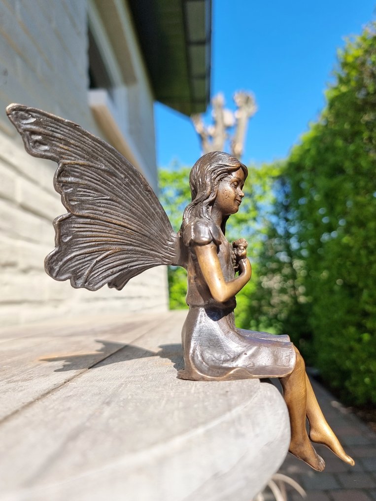 Figurka - fee - pixie - Brązowy #1.0