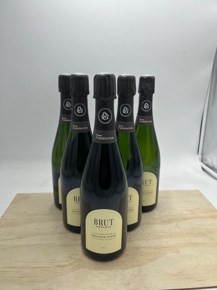 Philippe Gonet, Philippe Gonet, Brut Réserve - Champagne Brut - 6 Flasker (0,75 L) #1.0