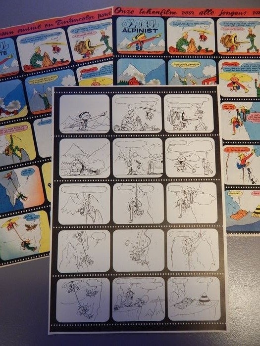 Tibet - Proefdruk + voorbeeld afdruk - Tintin / Kuifje #12 (p.20) - Globul Alpiniste / Globul Alpinist #1.0