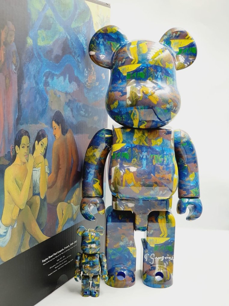 Paul Gauguin X Medicom  Be@rbrick - Be@rbrick 400% 100% Where Do We Come From? What Are We? Where Are We Going?Bearbrick 2022 #1.1
