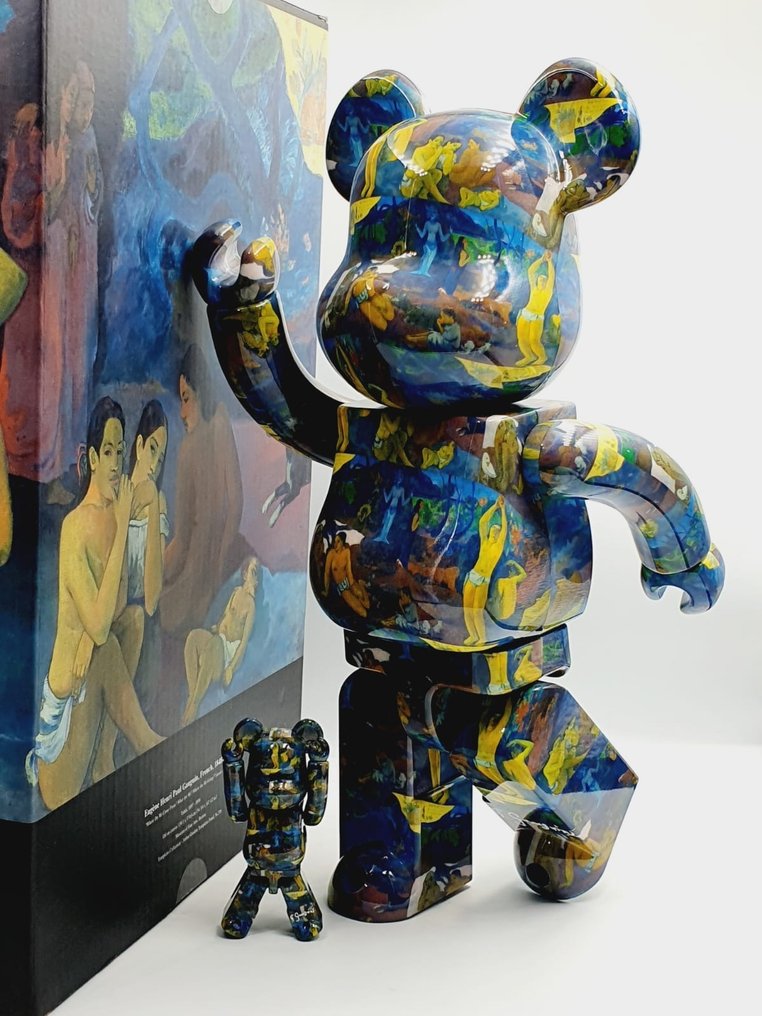 Paul Gauguin X Medicom  Be@rbrick - Be@rbrick 400% 100% Where Do We Come From? What Are We? Where Are We Going?Bearbrick 2022 #2.1