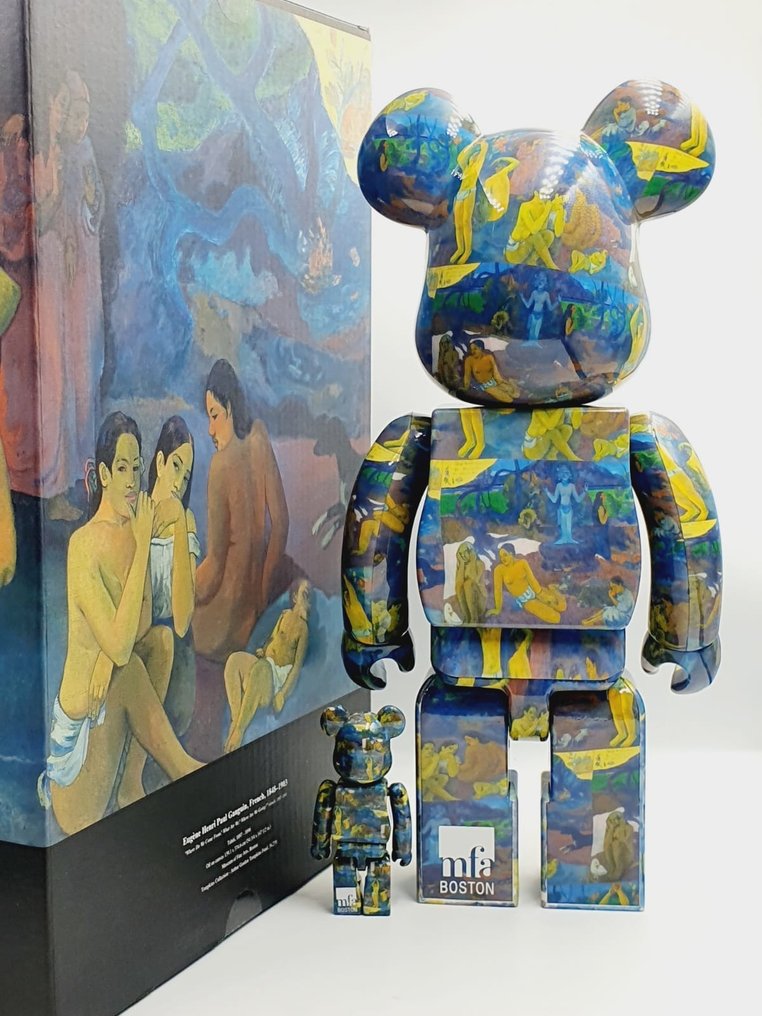 Paul Gauguin X Medicom  Be@rbrick - Be@rbrick 400% 100% Where Do We Come From? What Are We? Where Are We Going?Bearbrick 2022 #1.2