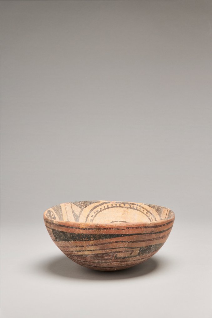 哥伦布前时期。卡萨斯 Grandes。墨西哥 陶瓷 碗。西班牙出口许可证。 #4.3