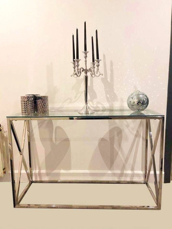 Console table - 玻璃, 鋼 #1.2