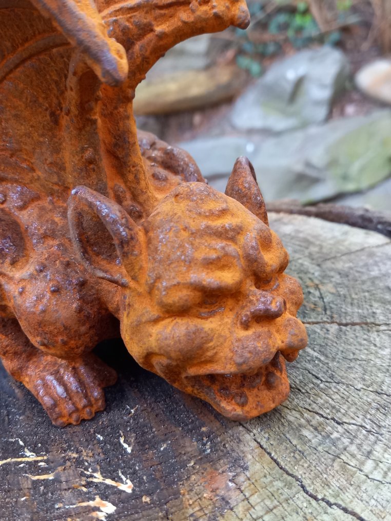 Szobor, CRAWLING GARGOLYE, DEMON - 16 cm - Vas #3.2