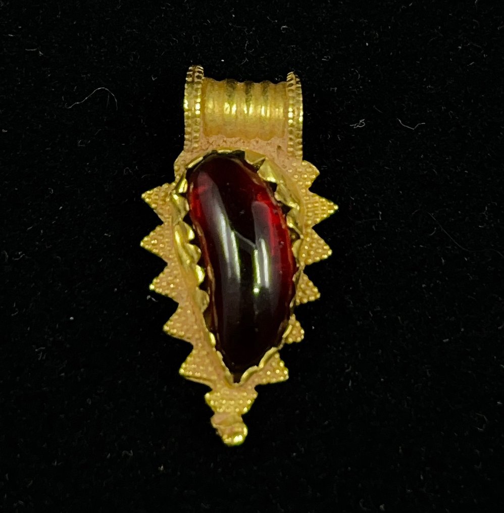 Roman Aur și granat Pandantiv - 2.38×0×0 cm #2.1