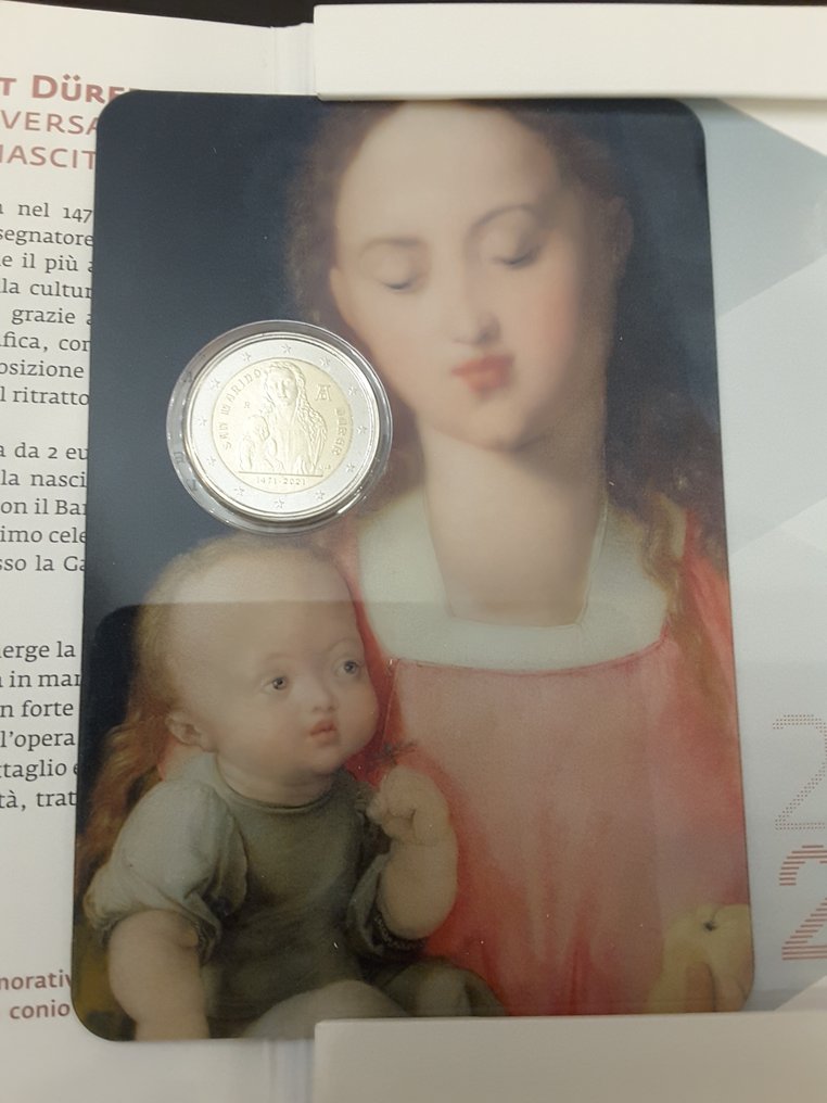圣玛利诺. 2 Euro 2021 "Albrecht Durer"  (没有保留价) #1.0