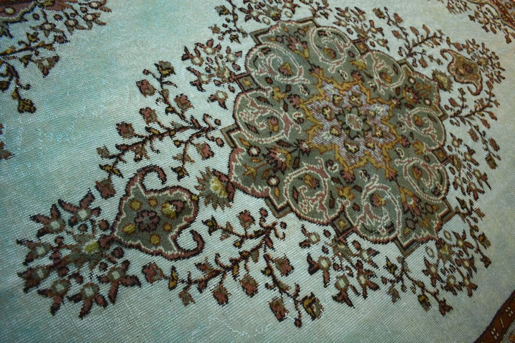 παραδοσιακός σχεδιαστής τουρκουάζ - Χαλί - 272 cm - 165 cm - Εγγυημένα χειροποίητο #3.2