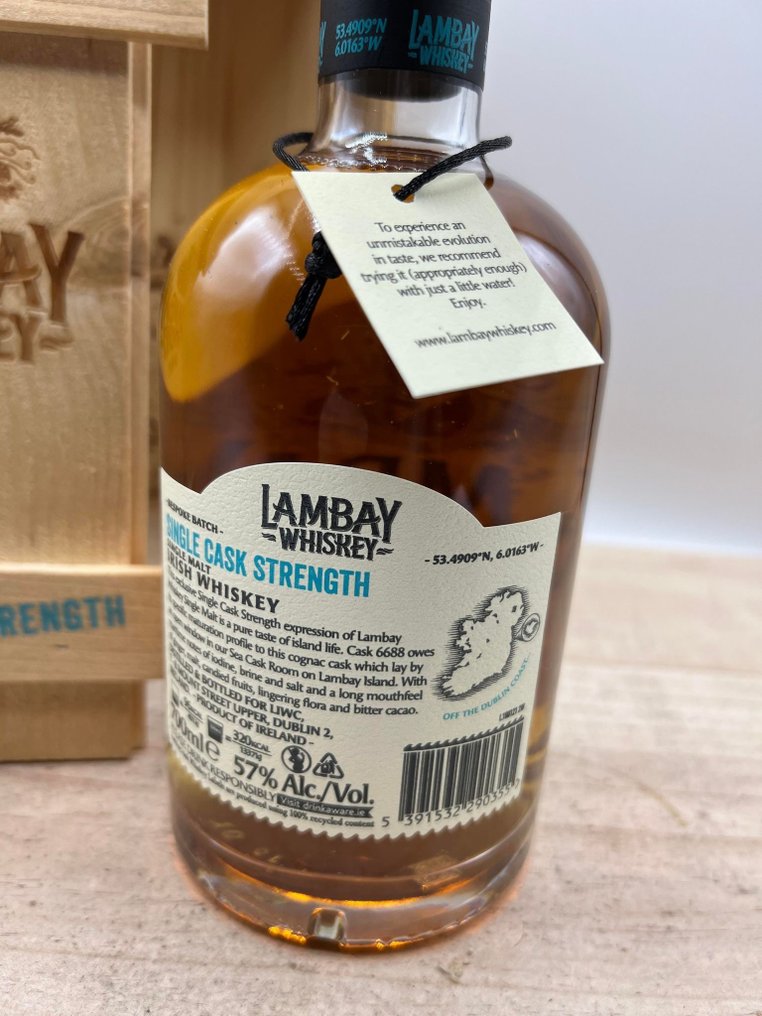 Lambay - Single Cask no. 6688 - Cask Strength - Cognac Finish  - 70cl #2.1