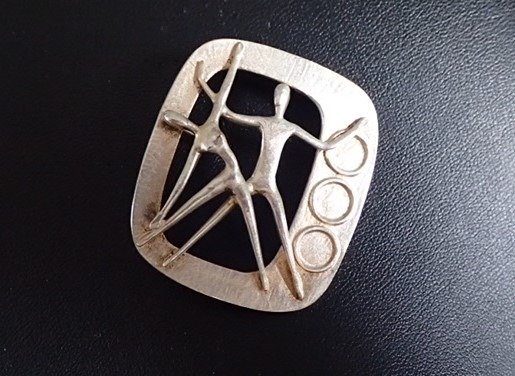 Verzilverd - Broșă - Prof. Herbert Zeitner #2.1