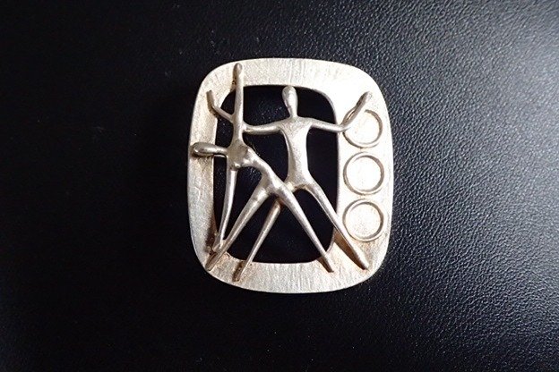 Verzilverd - Broșă - Prof. Herbert Zeitner #1.0