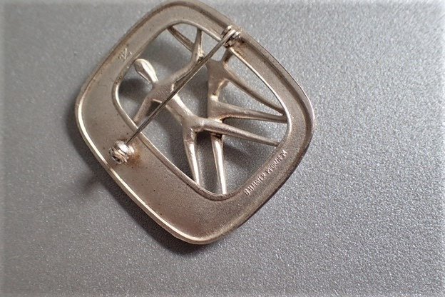 Verzilverd - Broșă - Prof. Herbert Zeitner #4.3