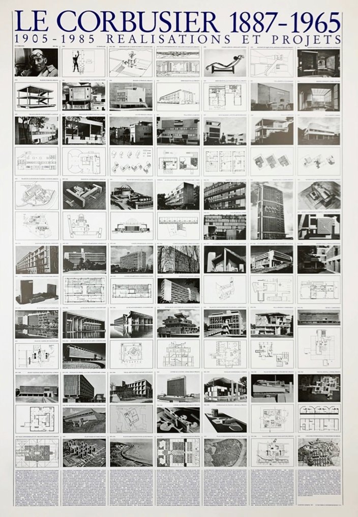 Le Corbusier (1887-1965) - Architecture projects, XXL - década de 1980 #4.3