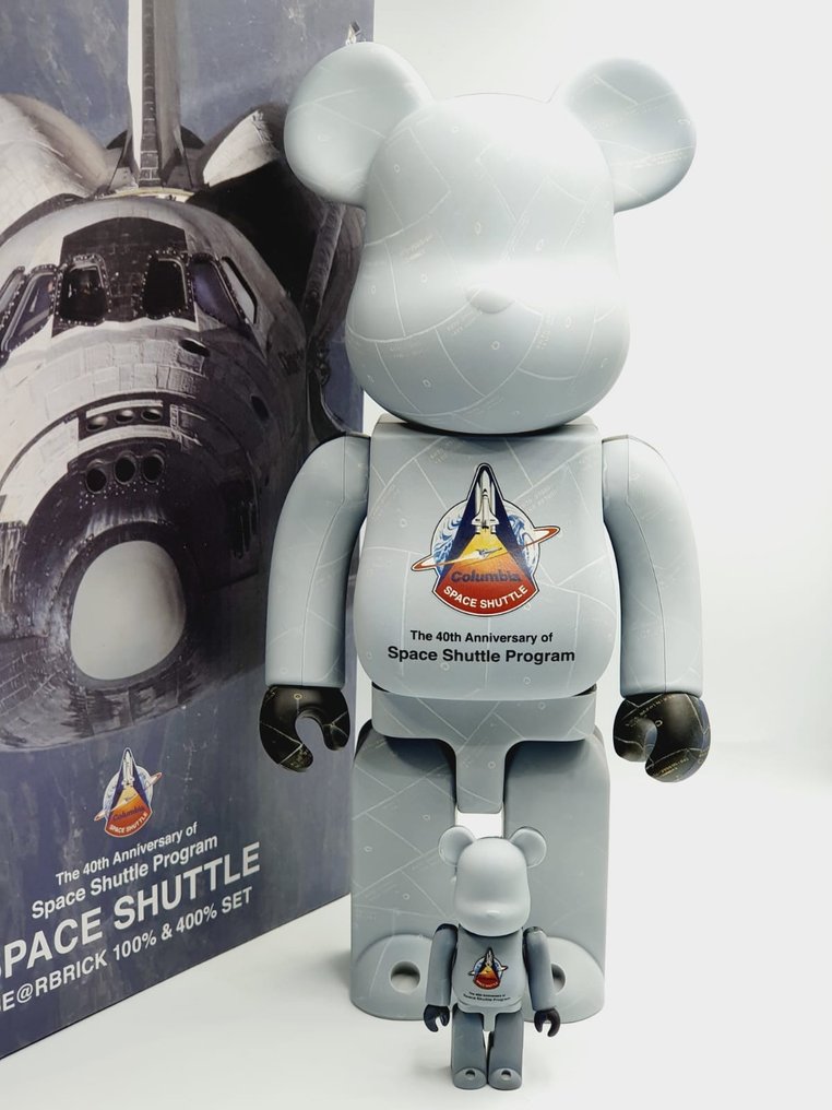 Medicom Toy x Nasa - Be@rbrick 100% & 400% Space Shuttle Program (NASA) bearbrick 2021 #1.1