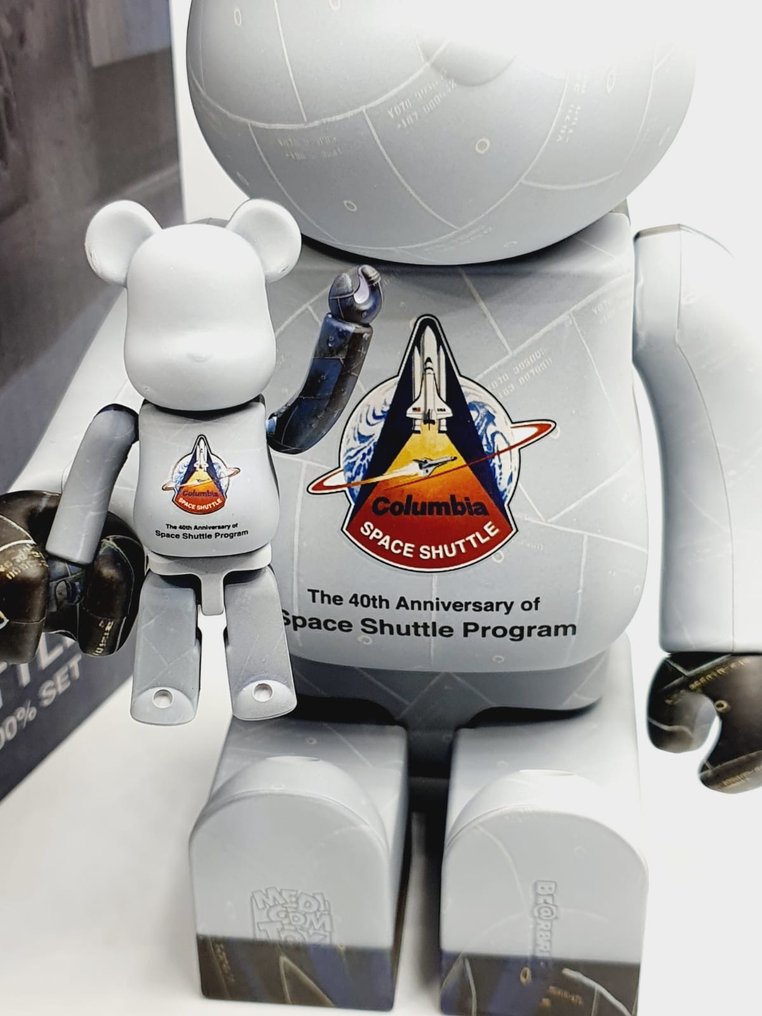 Medicom Toy x Nasa - Be@rbrick 100% & 400% Space Shuttle Program (NASA) bearbrick 2021 #1.2