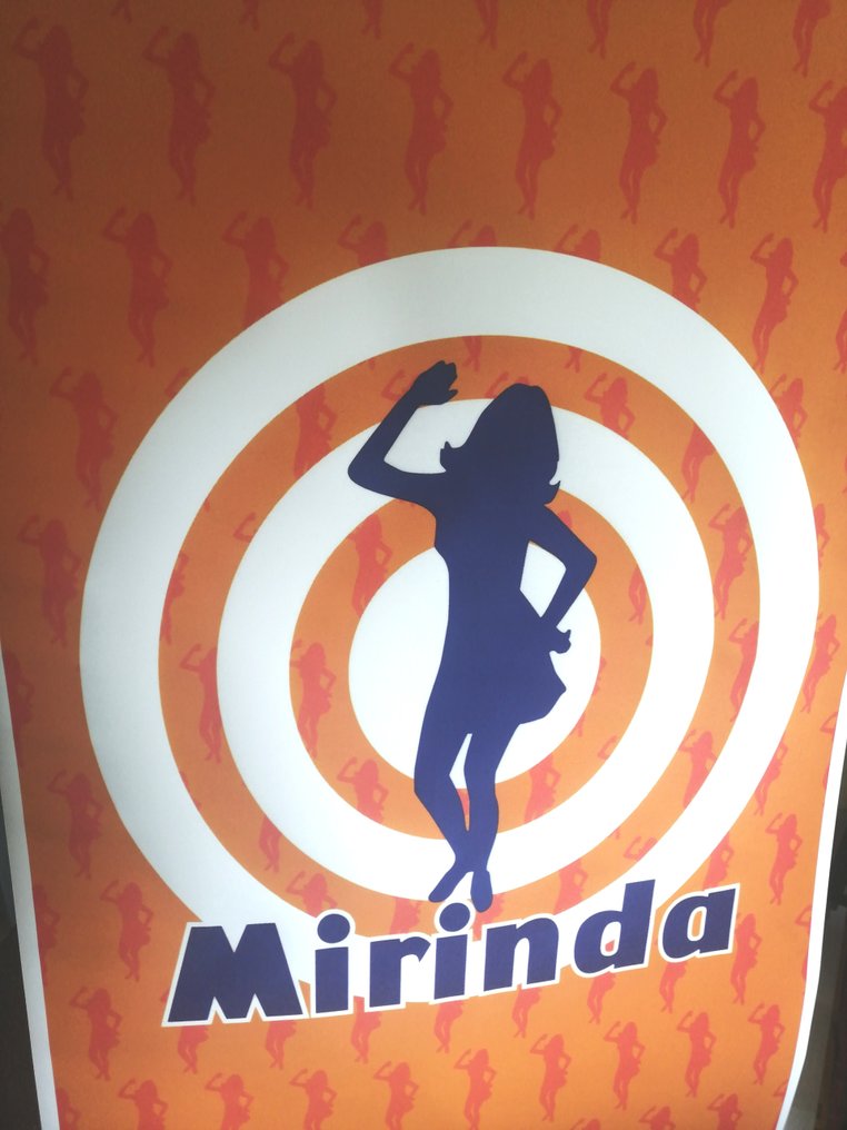 MIRINDA by PEPSI - Bebida de Naranja - Cartel Psicodelico - Modern licensed reprint #2.1