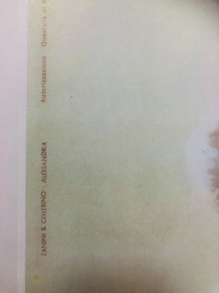 Gino Boccasile - Talco Paglieri "AL BORO TIMO" (linen backed on canvas) - 1960-tallet #4.3