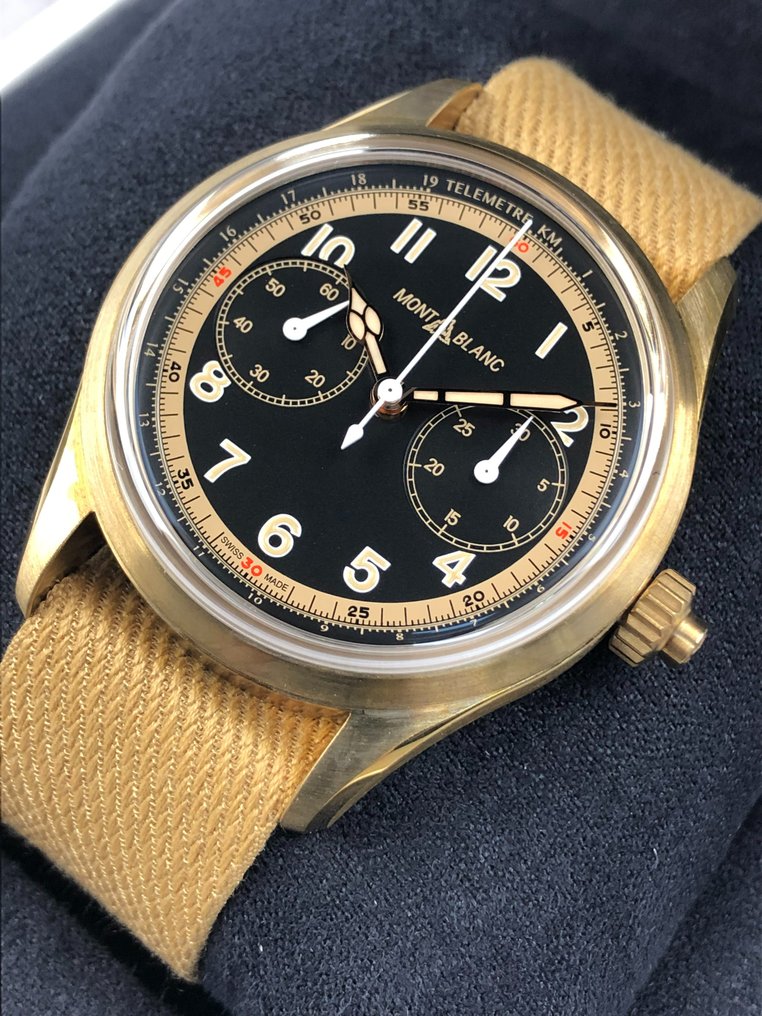 Montblanc - 1858 Monopusher Bronze Chronograph Automatic Limited Edition - 125583 - Mænd - 2011-nu #1.1