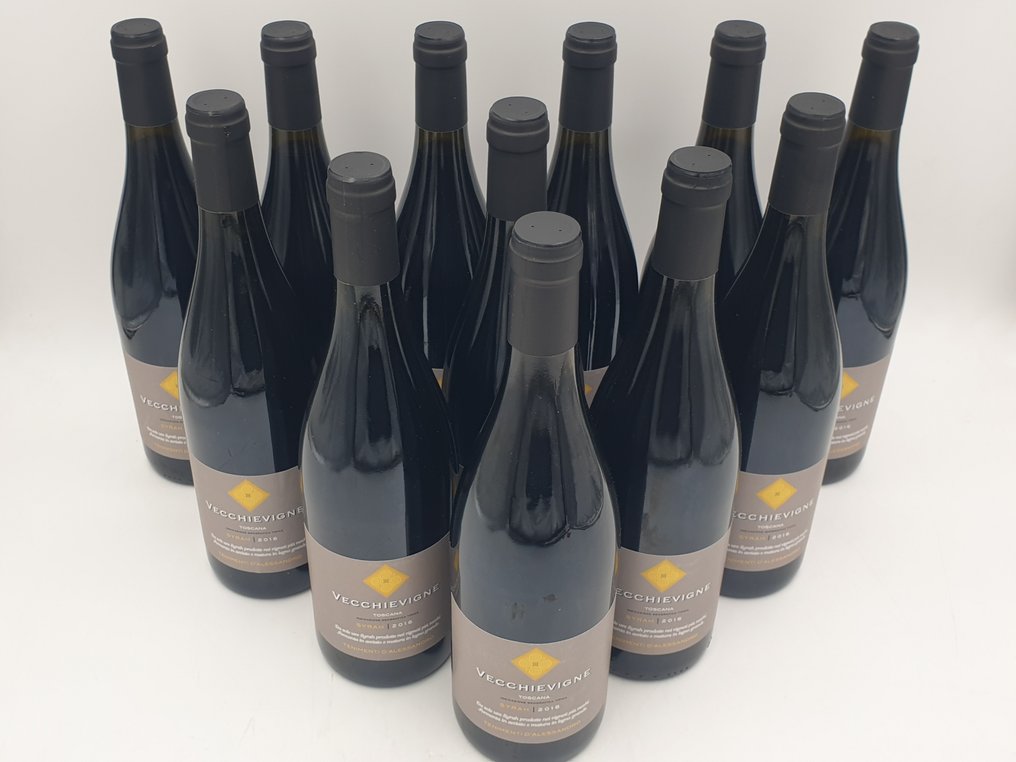 2016 Tenimenti D' Alessandro Vecchievigne Cortona Syrah - Tuscany - 12 Bottles (0.75L) #1.0