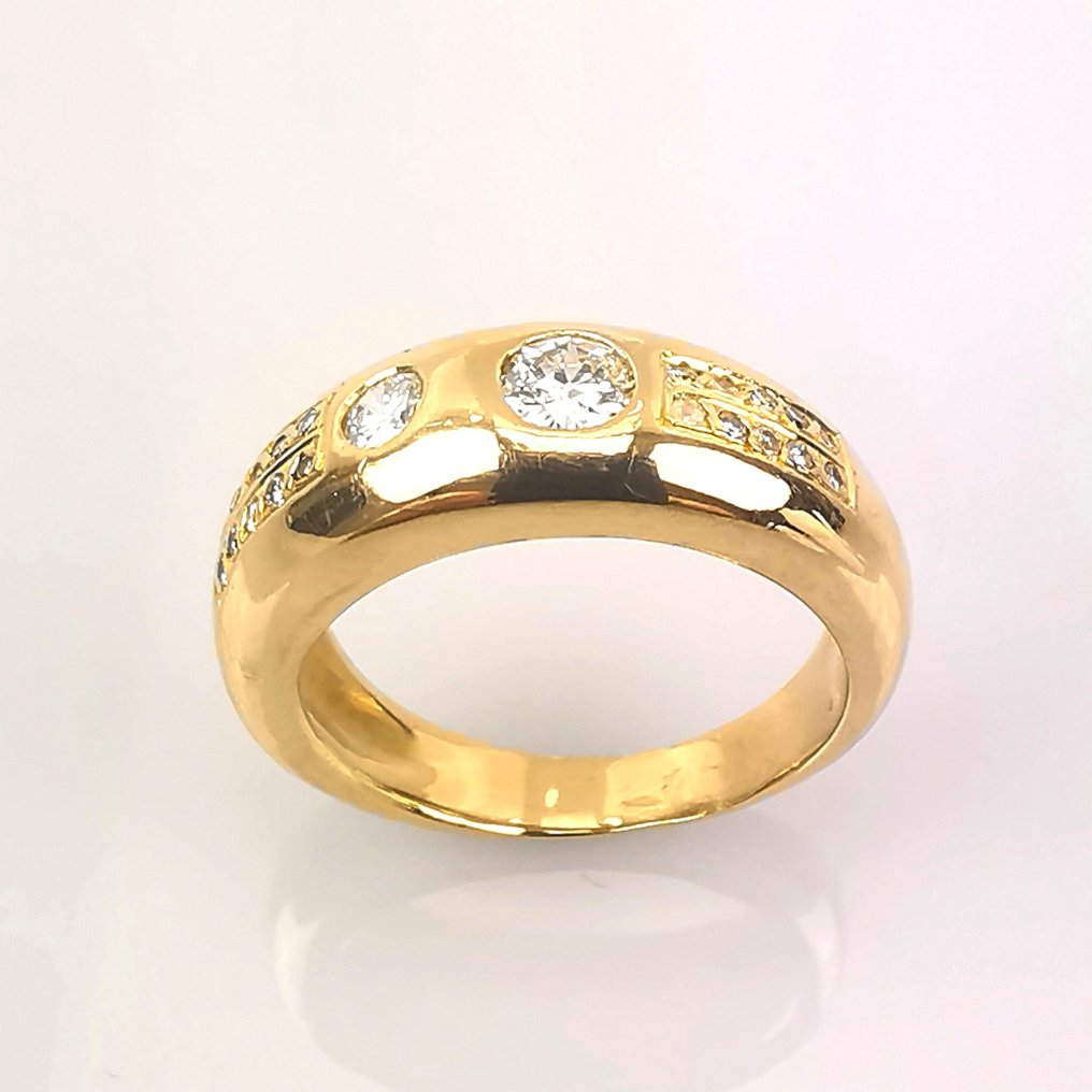 18 kt. Sárga arany - Gyűrű #2.1