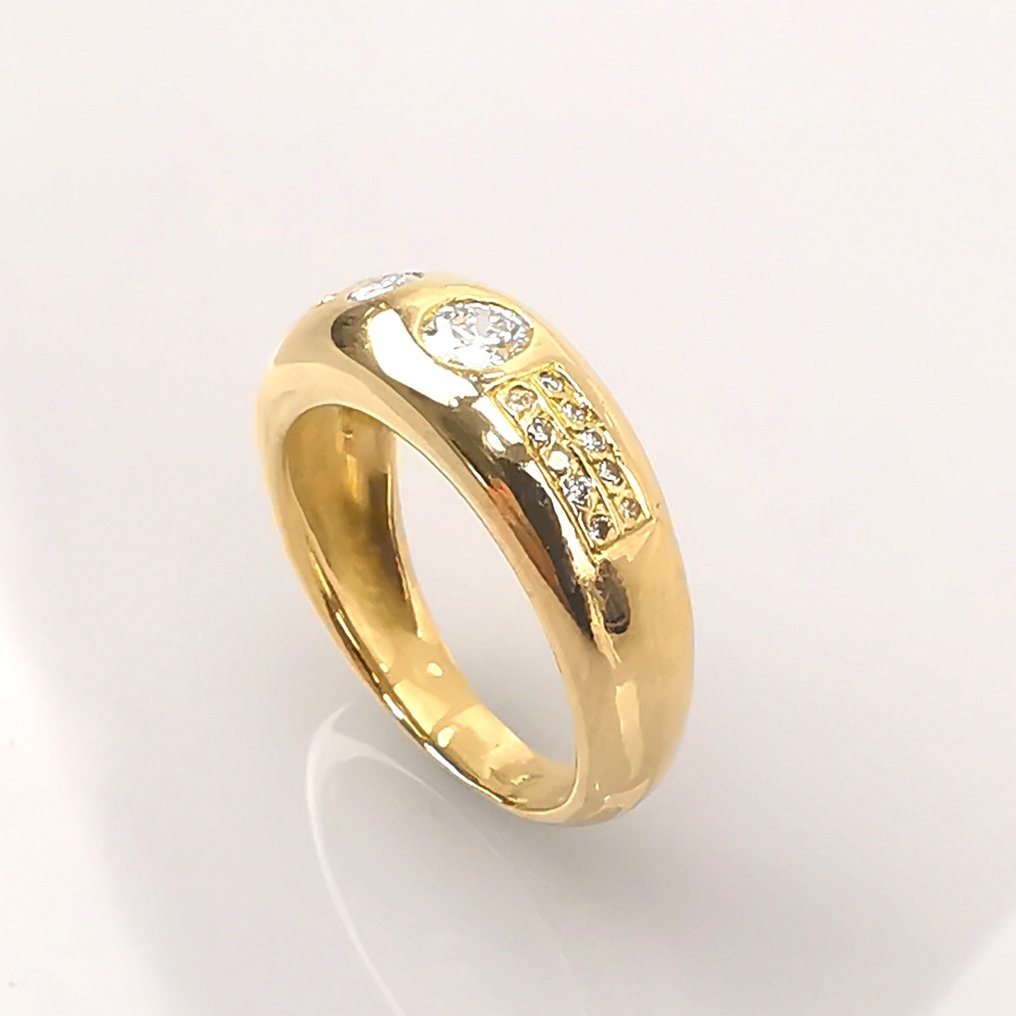18 kt. Sárga arany - Gyűrű #1.2