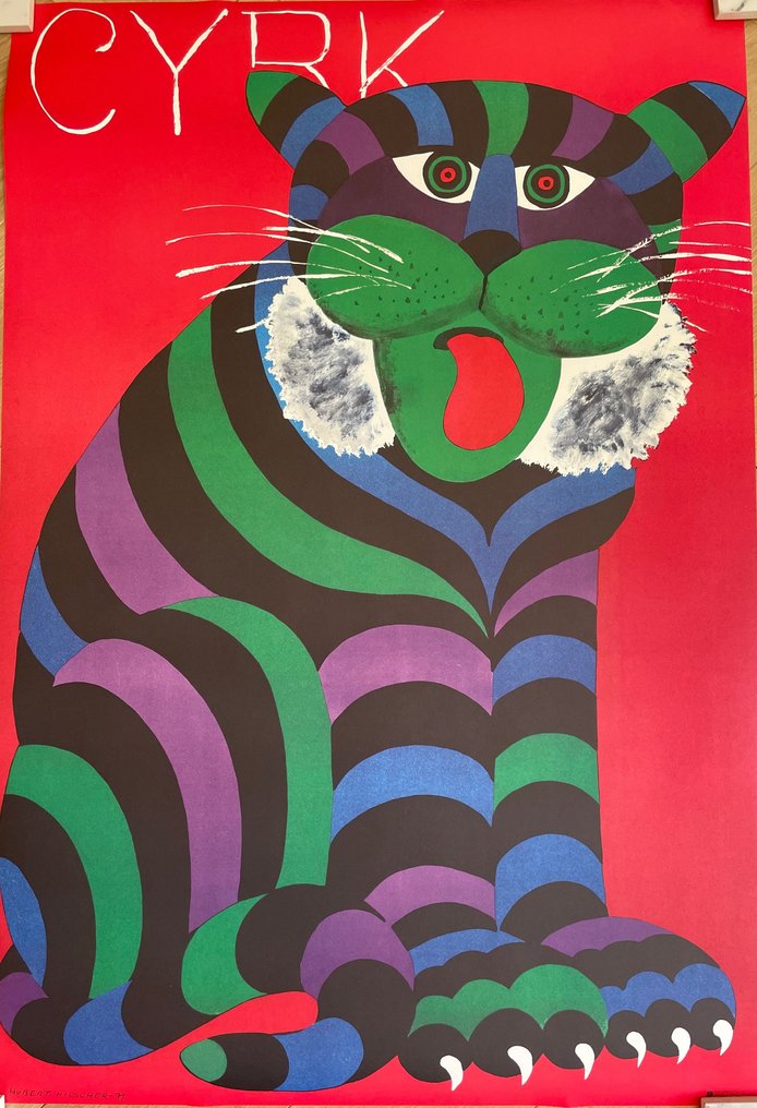 H.Hilscher - Circus Tiger 1971, Poster no. 52 official limited edition C.500, printed 2020 #1.1