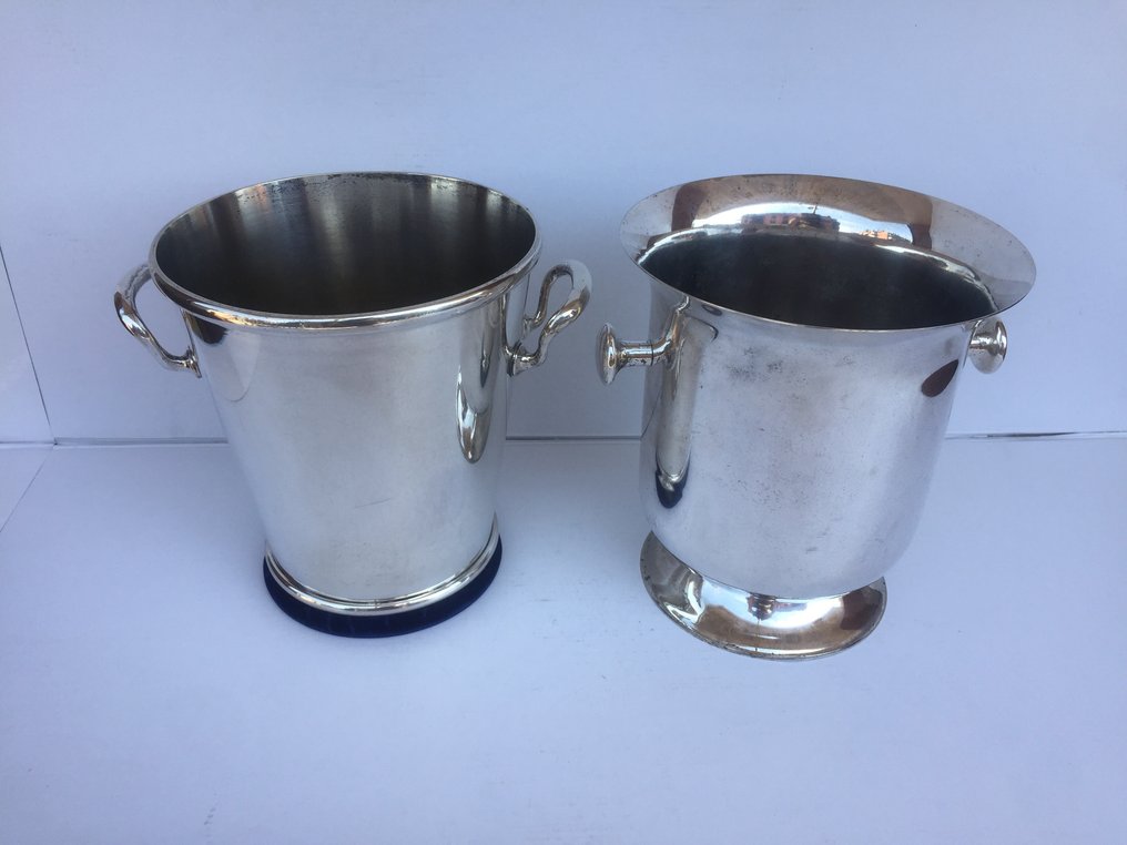 桶 (2) - 金屬, 銅 - 镀银 #3.2