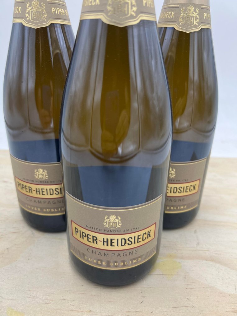 Piper Heidsieck, Cuvée Sublime - Champagne Demi-Sec - 3 Pullot (0.7 L) #1.2