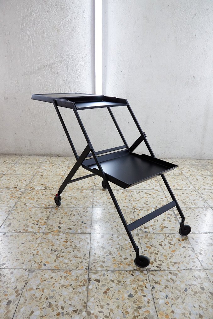 Alessi - Richard Sapper - Servierwagen - Plico - Stahl, Polyurethan #4.3