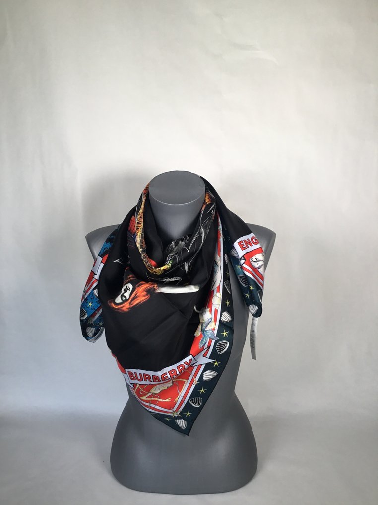 Burberry - 90/90 cm.Silk - Bufanda #4.3