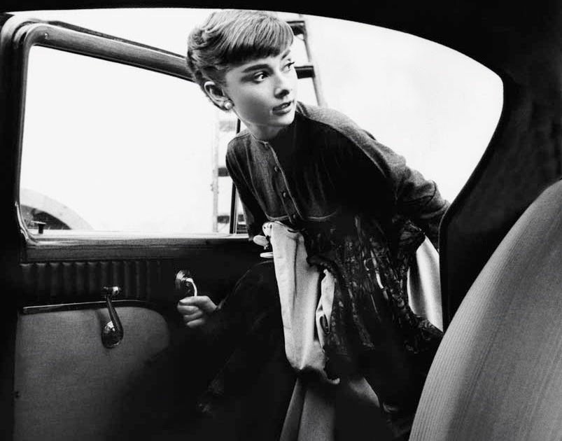 Bob Willoughby - Audrey Hepburn getting into the car (1954) #1.1