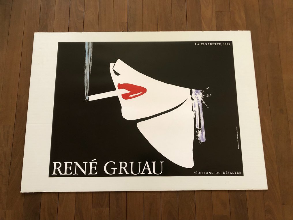 René Gruau - La Cigarette - Anni ‘80 #3.2