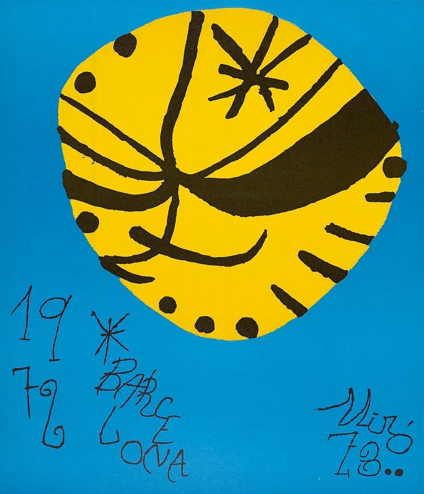 Joan Miró, (after) - Sala Gaspar Barcelona - Original lithographic print - 1973 #2.1