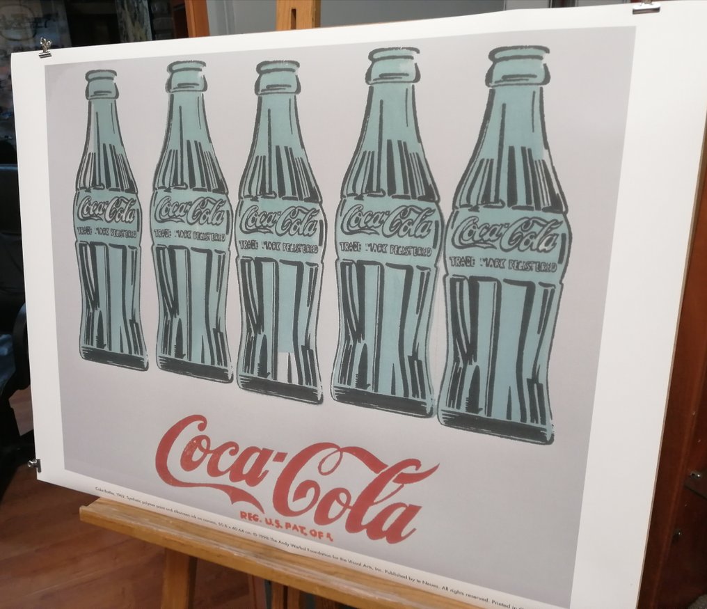Andy Warhol (after) - Coke Bottles, 1962- Licensed Print. - Big Size #4.3